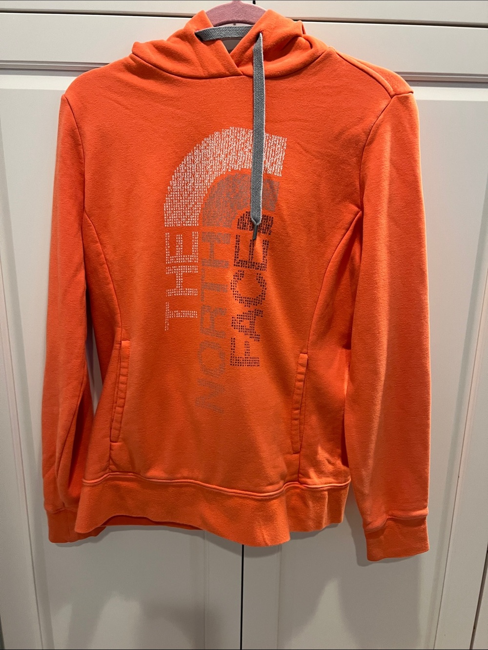 The North Face Women's Orange Cowl-Neck Hoodie